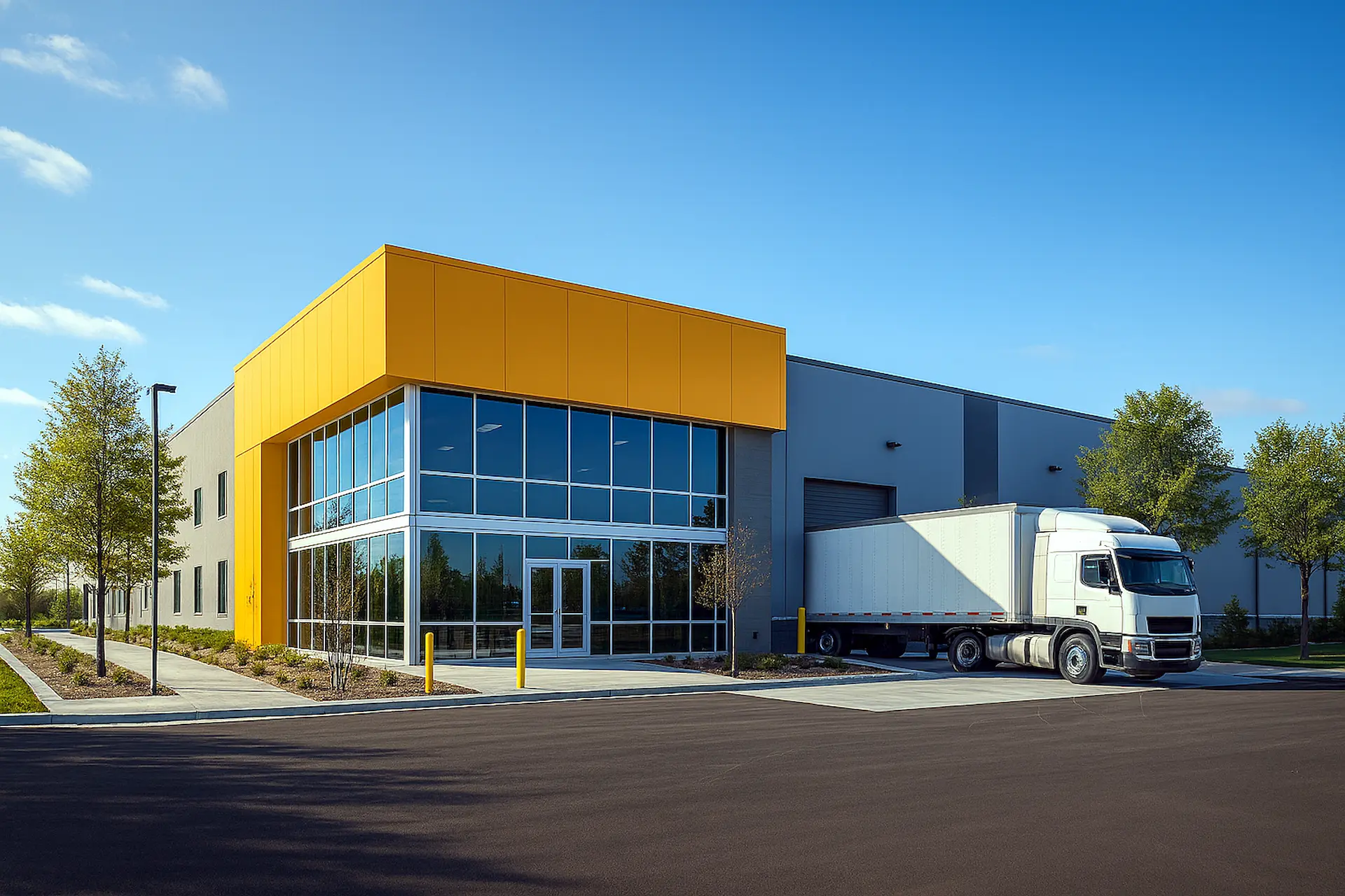 Entrepôt logistique moderne dans les Hauts-de-France - ENGIM immobilier d'entreprise