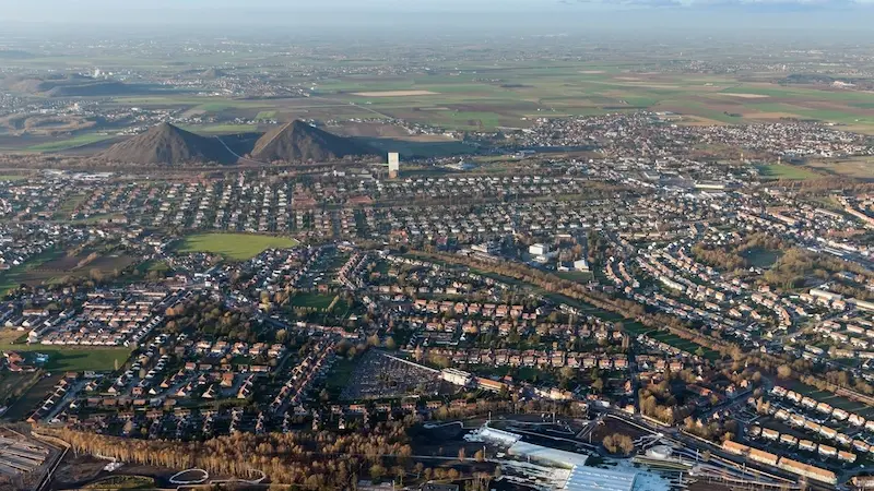 Lens-Liévin - Bassin minier et zones d'activités économiques